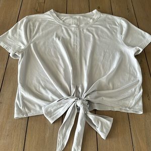 Lululemon Tie Front Crop Top